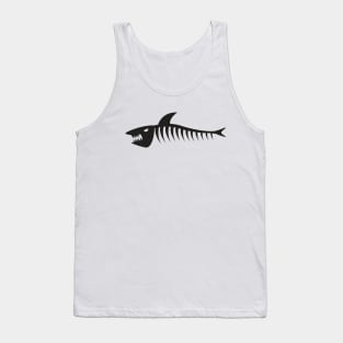 Black fishbone Tank Top